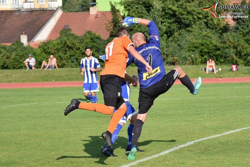 Fotbalová I.A třída: Vimperk - Sousedovice 2:0.