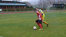 Prachatice (v červeném) - Veselí 1:0.