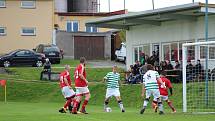 Fotbalová I.B třída: Vacov - Strunkovice 2:3.