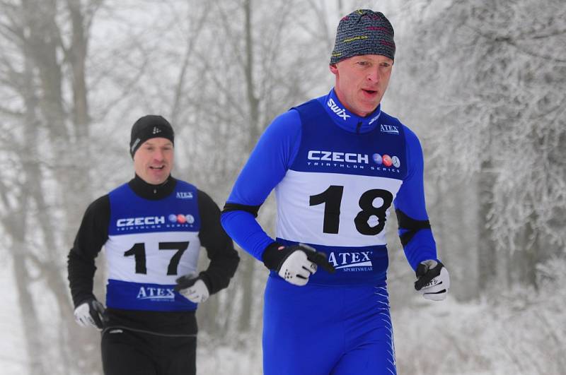 MČR v zimním triatlonu 2015 na Vodníku.