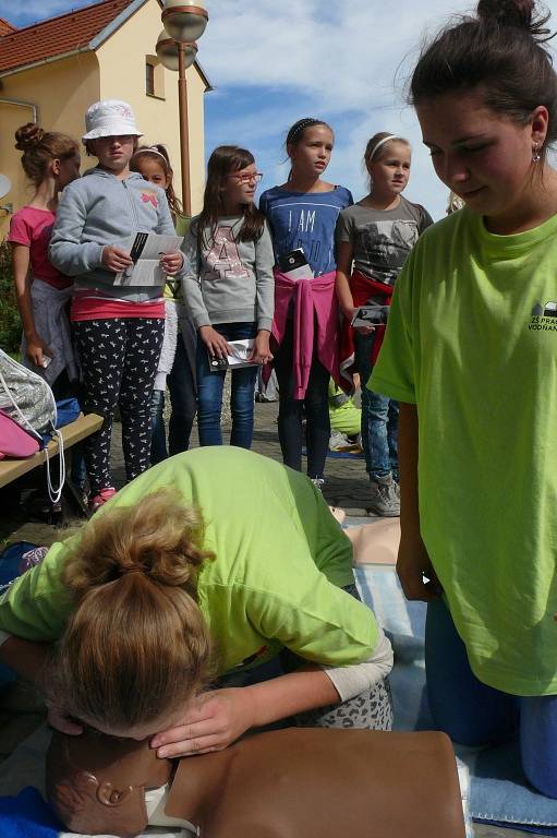 Stovky návštěvníků se v tomto týdnu vystřídaly na stanovištích, která byla připravena při Světovém dni první pomoci v Prachaticích a ve Vimperku. 