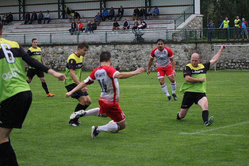 Fotbalový krajský přebor: Lažiště - Osek 1:1.