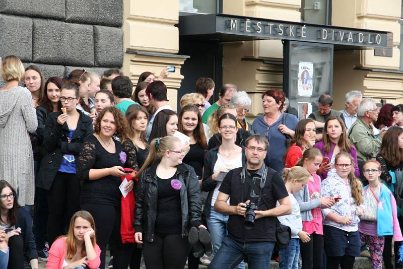 Setkání s prezidentem Milošem Zemanem v Prachaticích.