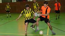 V sobotu 17. ledna se ve sportovní hale v Prachaticích odehrály zápasy krajského finále Českého poháru futsal sálové kopané. Foto z utkání Norton – Strojírna Honner ČB.