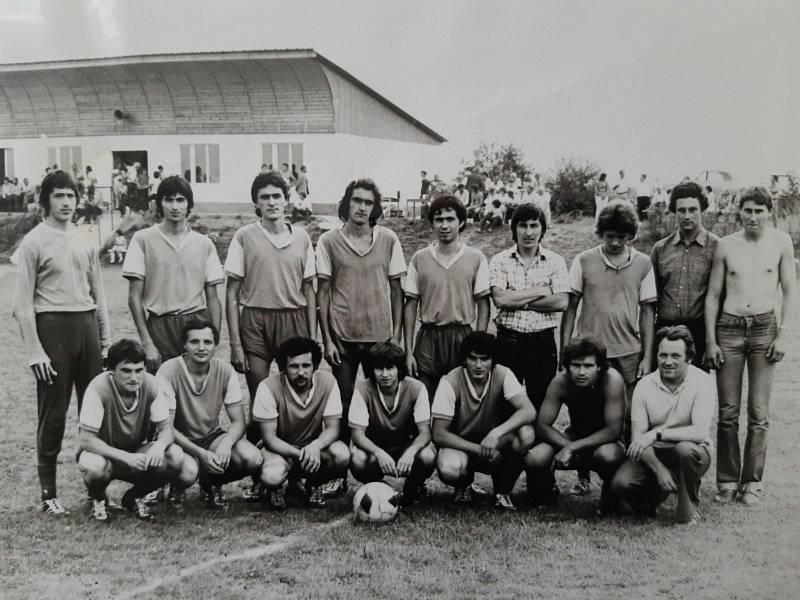 Z historie lažišťského fotbalu. Foto: Archiv FK Lažiště