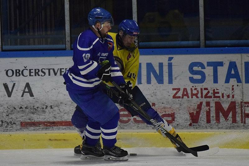 KL ledního hokeje: HC Vimperk - Loko Veselí nad Lužnicí 6:8.