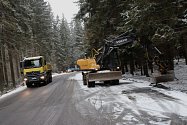 Rekonstrukce silnice z Volar na Lenoru je hotová. Semafory zmizely. Foto: Ladislav Beran