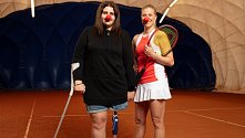 Dáša s patronkou 8. ročník charitativního běhu Run and Help tenistkou Andreou Sestini Hlaváčkovou.