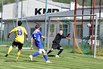 Fotbalová A třída: Čkyně - Vimperk 1:0 (1:0).