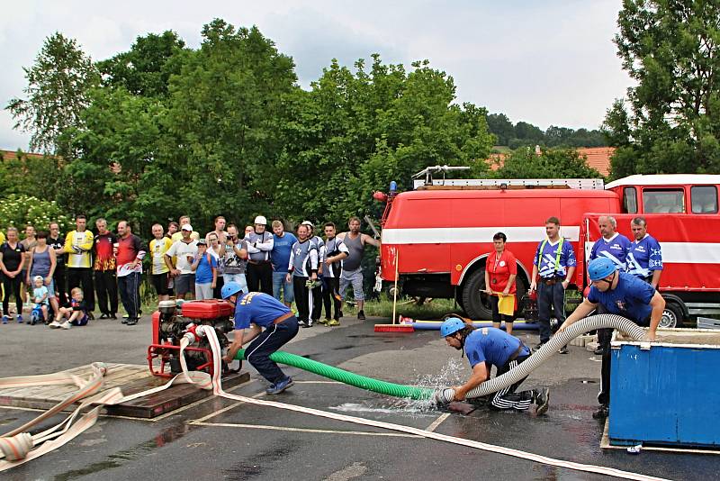 Hasičská soutěž ve Vitějovicích.