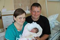 Z prvního miminka se radují manželé Miroslava a Lukáš Dubovských z Drslavic. Michaela Dubovská se narodila v prachatické porodnici ve středu 9. května v 16 hodin a 25 minut. Vážila 3 300 gramů.