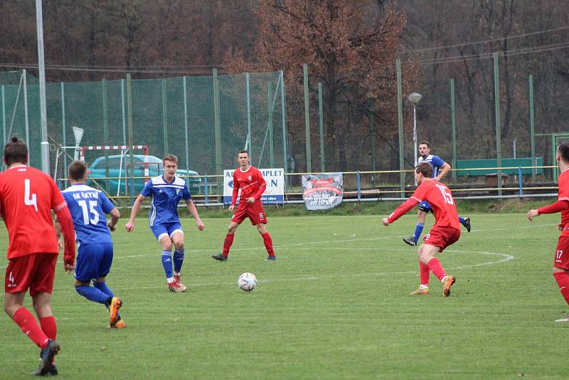 Fotbalová I.A třída: SK Čkyně - 1. FC Netilice 5:0 (0:0).
