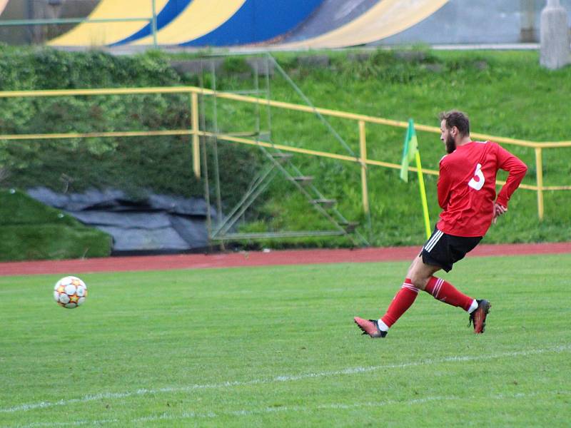 Fotbalový KP: Prachatice - Osek 2:2 (1:2).