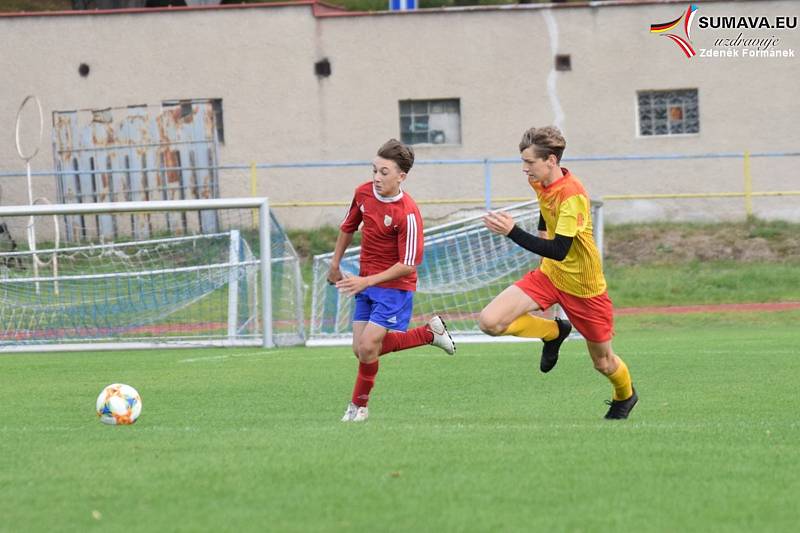 KP starších žáků: Vimperk - Meteor Tábor / Větrovy 13:1.