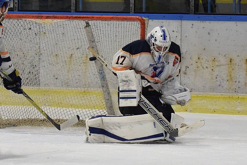 KL hokejistů: HC Vimperk - Spartak Soběslav 7:2 (2:1, 5:0, 0:1).