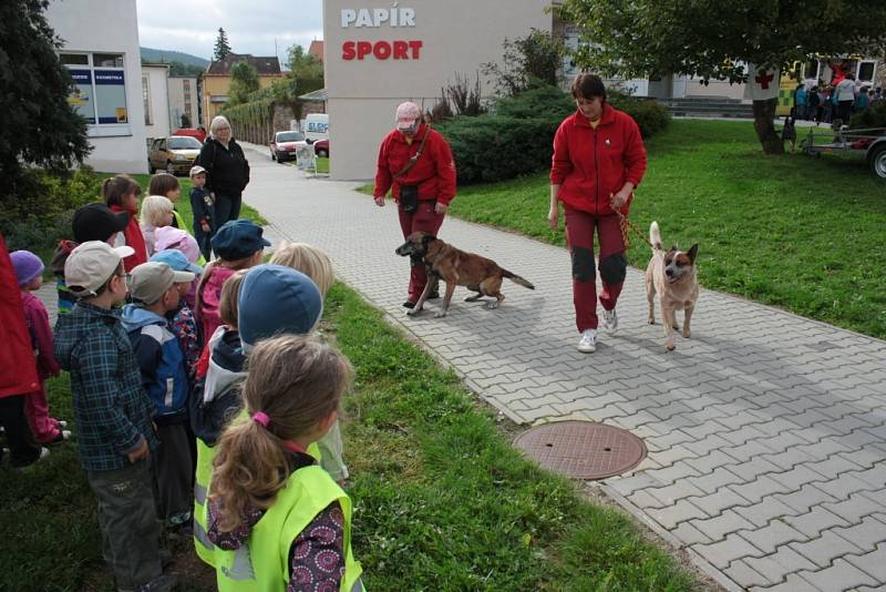 Den první pomoci v Prachaticích.