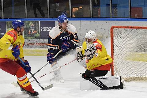 Hokejová KL: HC Vimperk - Sokol Radomyšl 3:2 pp (0:2, 2:0, 0:0 - 1:0).