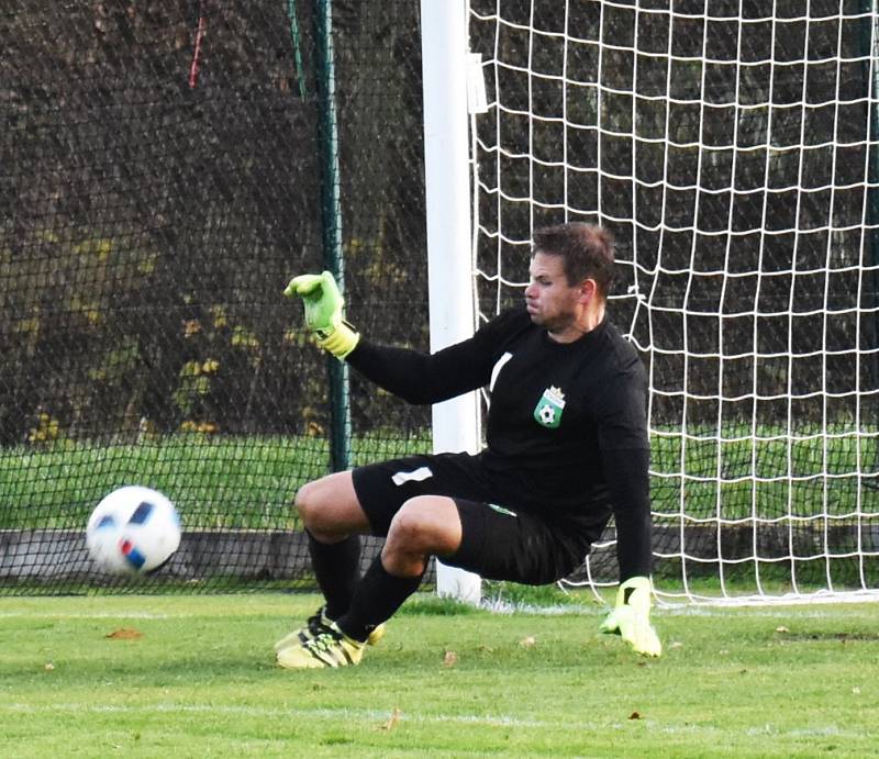 Fotbalová B třída: Strunkovice - Stachy 7:0.