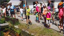 V sobotu se na Jeleních Vrších konala třetí letošní ukázka plavení dříví na Schwarzenberském plavebním kanálu.