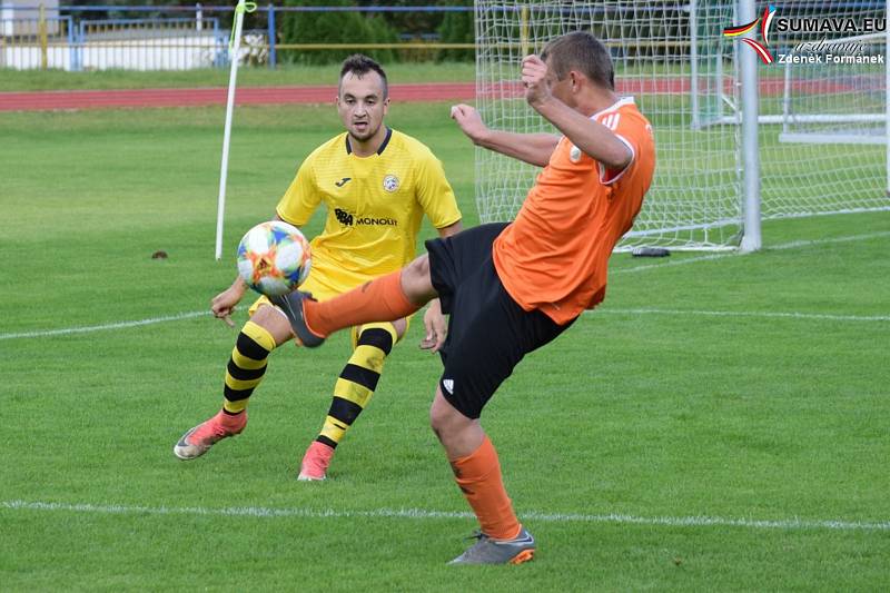 Fotbalová I.A třída: Vimperk - Lhenice 1:1.