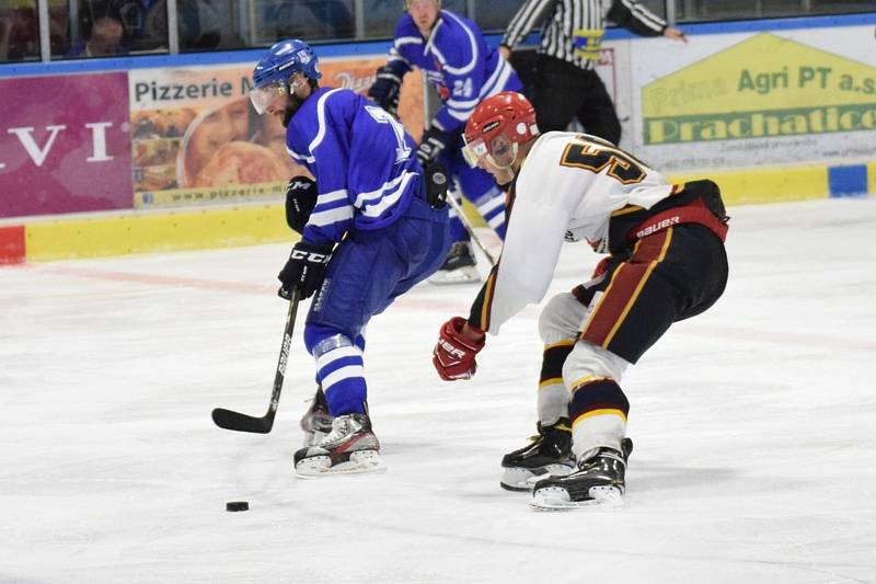 Hokejová Krajská liga: Vimperk - Humpolec 2:3.