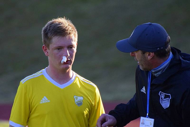 Fotbalová A třída: Vimperk - Roudné 1:0.