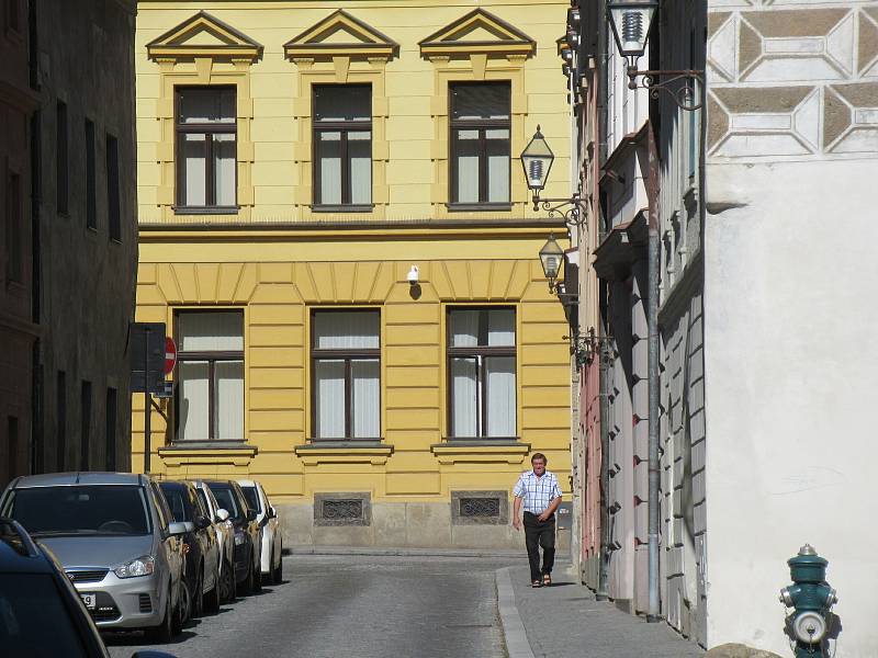 V Prachaticích od rána místní rozhlas hlásí opatření, která by lidé měli dodržovat. Roušky nasazuje asi polovina lidí především při nakupování. Izolovaní cizinci jsou vidět u ubytovny, když chodí kouřit ven.