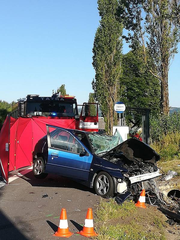 I přes veškerou snahu záchranářů řidič peugeotu zraněním při nehodě podlehl.