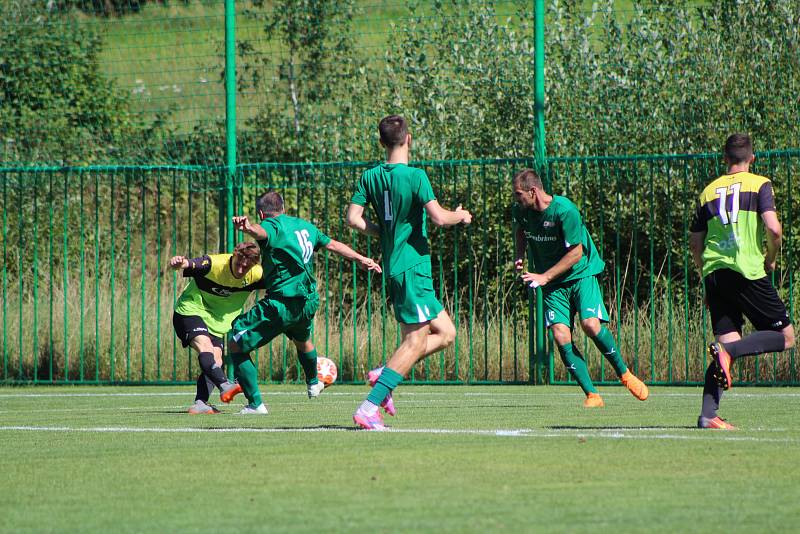 Fotbalový KP: Lažiště - Osek 1:4.