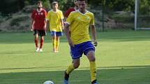 Fotbalová I.A třída: Trhové Sviny - Vimperk 5:0 (2:0).