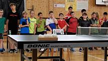 Vimperští stolní tenisté uspořádali krajské bodovací turnaje pro kategorie U11 a U13.