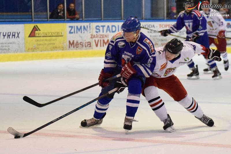 HC Vimperk - Telč 4:1 (2:0, 1:0, 1:1).