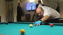 Kulečníkáři se sešli v prachatickém Baru v Koutě při tradičním turnaji 9ball.