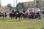 Hubertova jízda 2019 na zámku Skalice v Bohumilicích. Foto: Deník/Nikola Beranová