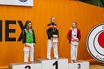 Výborně si vedli na Národním poháru karetisté prachatického Karatedo klubu Tsunami. Alice Anderlová vyhrála kategorii dorostenek, Jiří Hrdlička byl třetí v kumite mužů.Foto: David Havlík