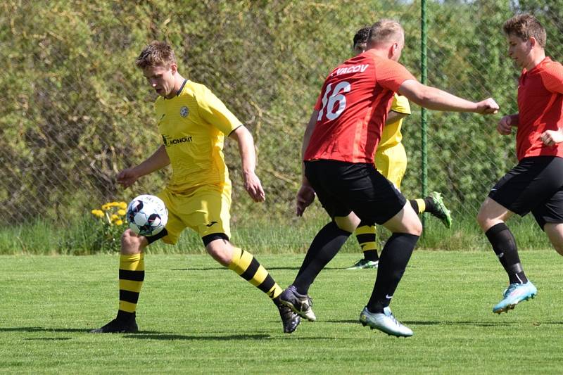 Fotbalová I.B třída: Vacov - Lhenice 1:1 (0:0).