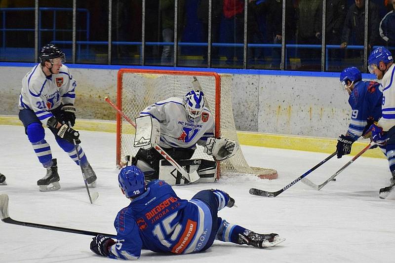 Dohrávka KL hokejistů: HC Vimperk - OLH Soběslav 4:7.