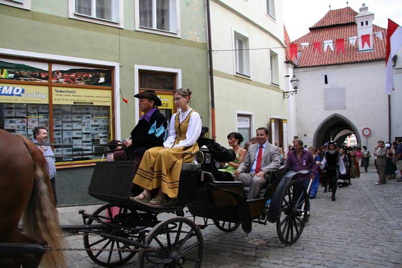 Druhý den Slavností solné Zlaté stezky v Prachaticích.