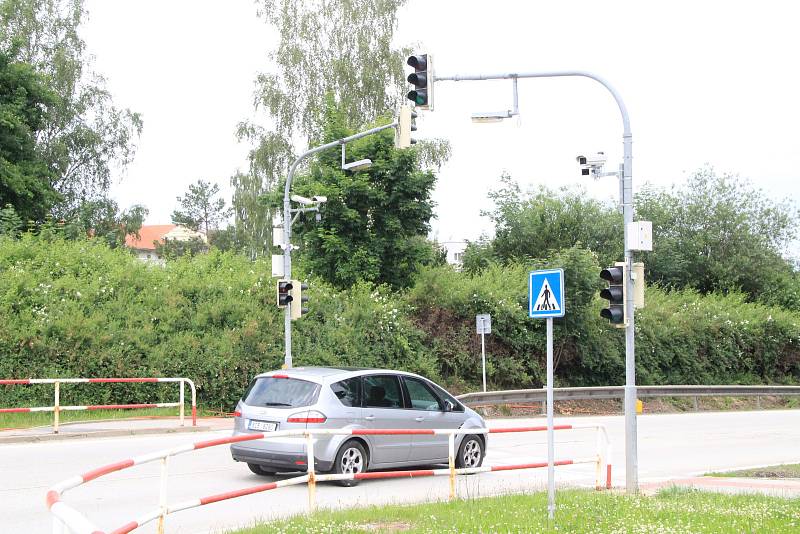 Nový radar na výpadovce na Volary.