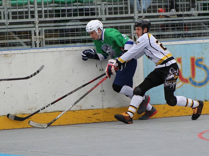 Hokejbalová 1. liga: HBC Prachatice - HBC Plzeň B 2:4.