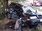 Další vážná dopravní nehoda u Stopařky, opět nedání přednosti v jízdě.