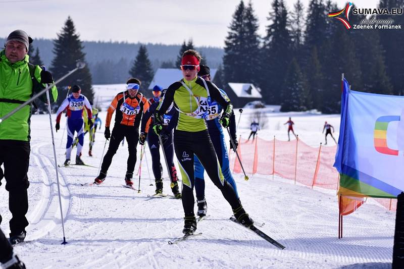 Šumava o víkendu žila dalším ročníkem Šumavského skimaratonu.