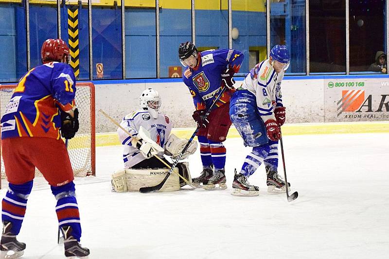 Vimperští hokejisté porazili Telč 5:4.