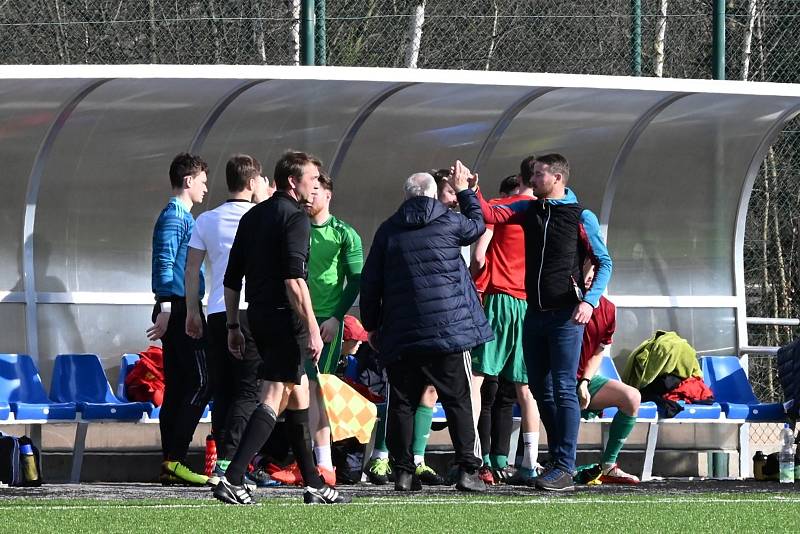 Fotbalový KP: Prachatice - Třeboň 2:3 (2:1).