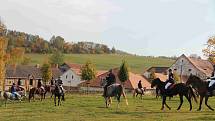 Hubertova jízda 2019 na zámku Skalice v Bohumilicích. Foto: Deník/Nikola Beranová