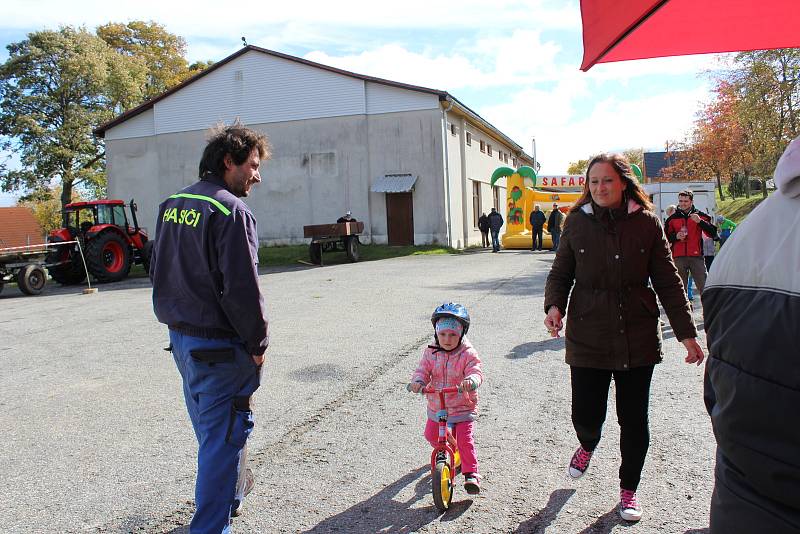 Dvacítka soutěžících se v Šumavských Hošticích pustila do couvání traktorem s vlekem. O zábavu bylo postaráno celý den, bavili se velcí i malí návštěvníci.