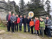 Na fotografii zleva: Dr. Jiří Horáček, vedoucí odboru Ministerstva pro místní rozvoj ČR, Kaspar Sammer, EUREGIO Bayerischer Wald - Böhmerwald - Unterer Inn jednatel spolku,Jan Bittner, starosta z Přední Výtoně, Jiří Mánek, předseda Turistického spolku Lip