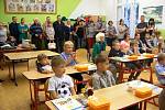 První školní den na ZŠ TGM ve Vimperku.
