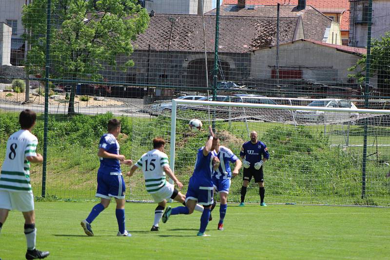 Fotbalová I.B třída: Vacov - Sousedovice 1:1.