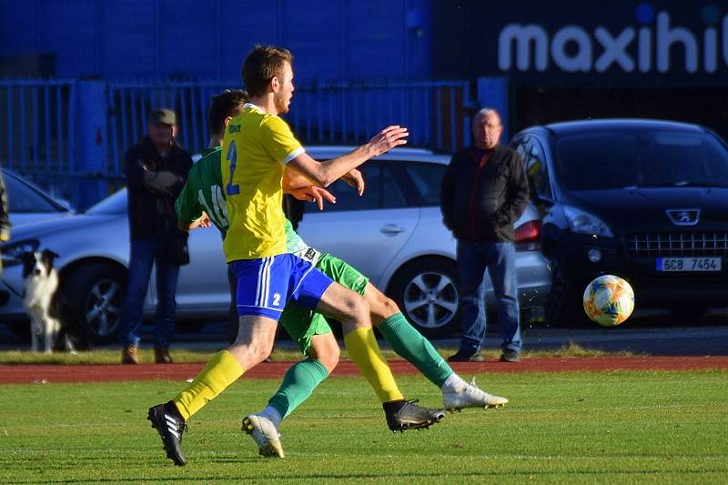 Fotbalová A třída: Vimperk - Roudné 1:0.